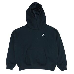 Jordan Hoodie Pullover Kids XL Black Jumpman Logo Cotton Blend Sweatshirt‎